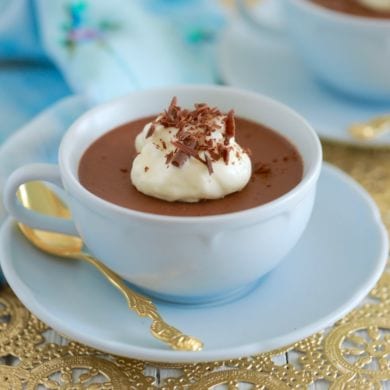 Vegan Chocolate Pudding {Paleo & Dairy Free}
