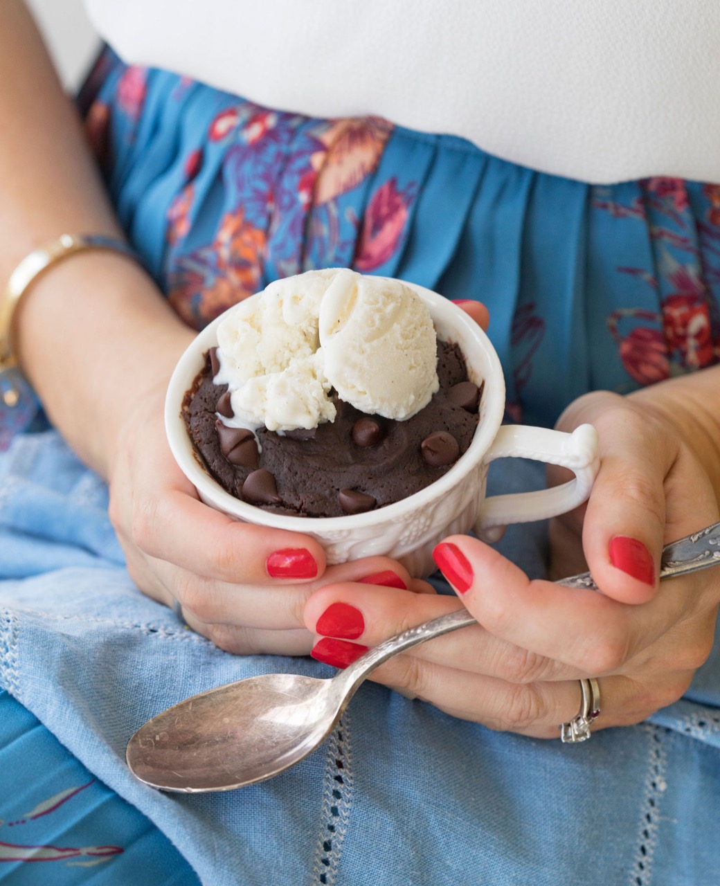 In Case of Emergency Microwave Mug Brownie from the Bigger Bolder Baking Cookbook