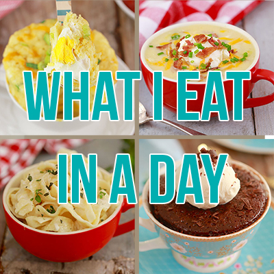 What I Eat In A Day If I Just Eat Mug Meals!